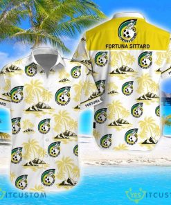 Fortuna Sittard Coconut Vintage Pattern Beach 3D Hawaiian Shirt And Shorts Product Photo 1