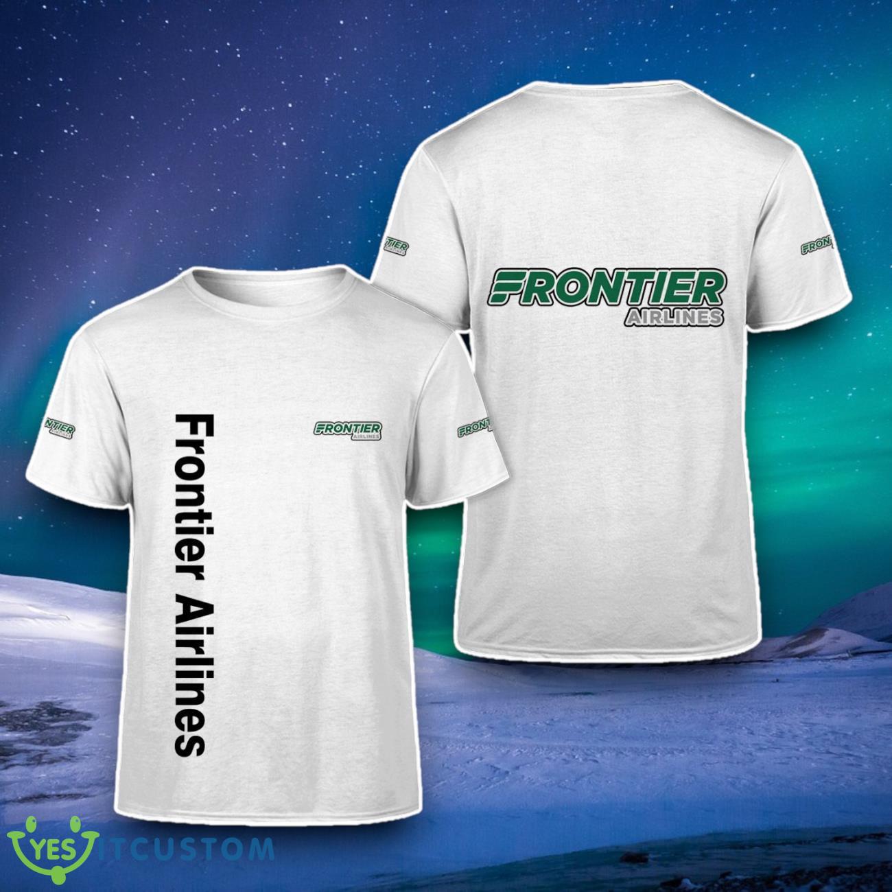 Frontier Airlines 3D T-Shirt Basic Style For Men Women 2 Frontier Airlines 3D T-Shirt Basic Style For Men Women Product Photo 1