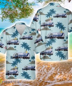 Gilton Solid Waste Management Hawaiian Shirt 3D Printed Button Shirt Product Photo 1