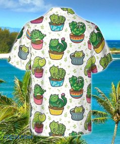 Green Cat Cactus Pattern Hawaiian Shirt Style Gift 4 Green Cat Cactus Pattern Hawaiian Shirt Style Gift Product Photo 2