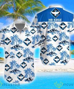 HB Køge Coconut Vintage Pattern Beach 3D Hawaiian Shirt And Shorts Product Photo 1