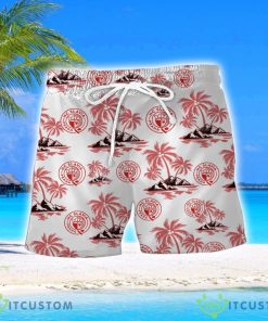 HC Slavia Praha Coconut Vintage Pattern Beach 3D Hawaiian Shirt And Shorts 3 HC Slavia Praha Coconut Vintage Pattern Beach 3D Hawaiian Shirt And Shorts Product Photo 2