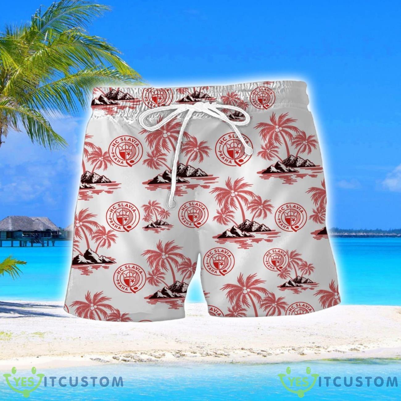 HC Slavia Praha Coconut Vintage Pattern Beach 3D Hawaiian Shirt And Shorts 5 HC Slavia Praha Coconut Vintage Pattern Beach 3D Hawaiian Shirt And Shorts Product Photo 2