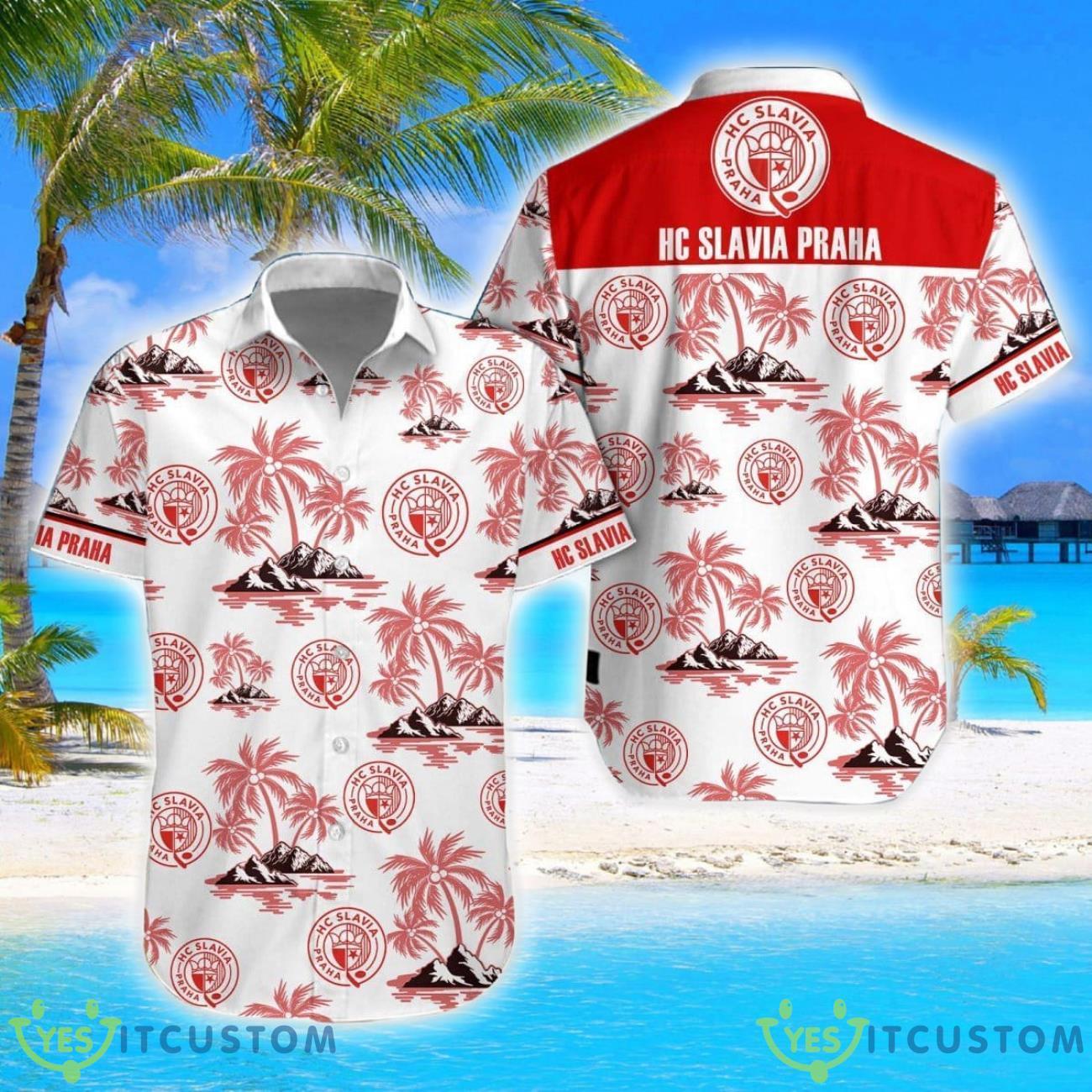 HC Slavia Praha Coconut Vintage Pattern Beach 3D Hawaiian Shirt And Shorts 4 HC Slavia Praha Coconut Vintage Pattern Beach 3D Hawaiian Shirt And Shorts Product Photo 1