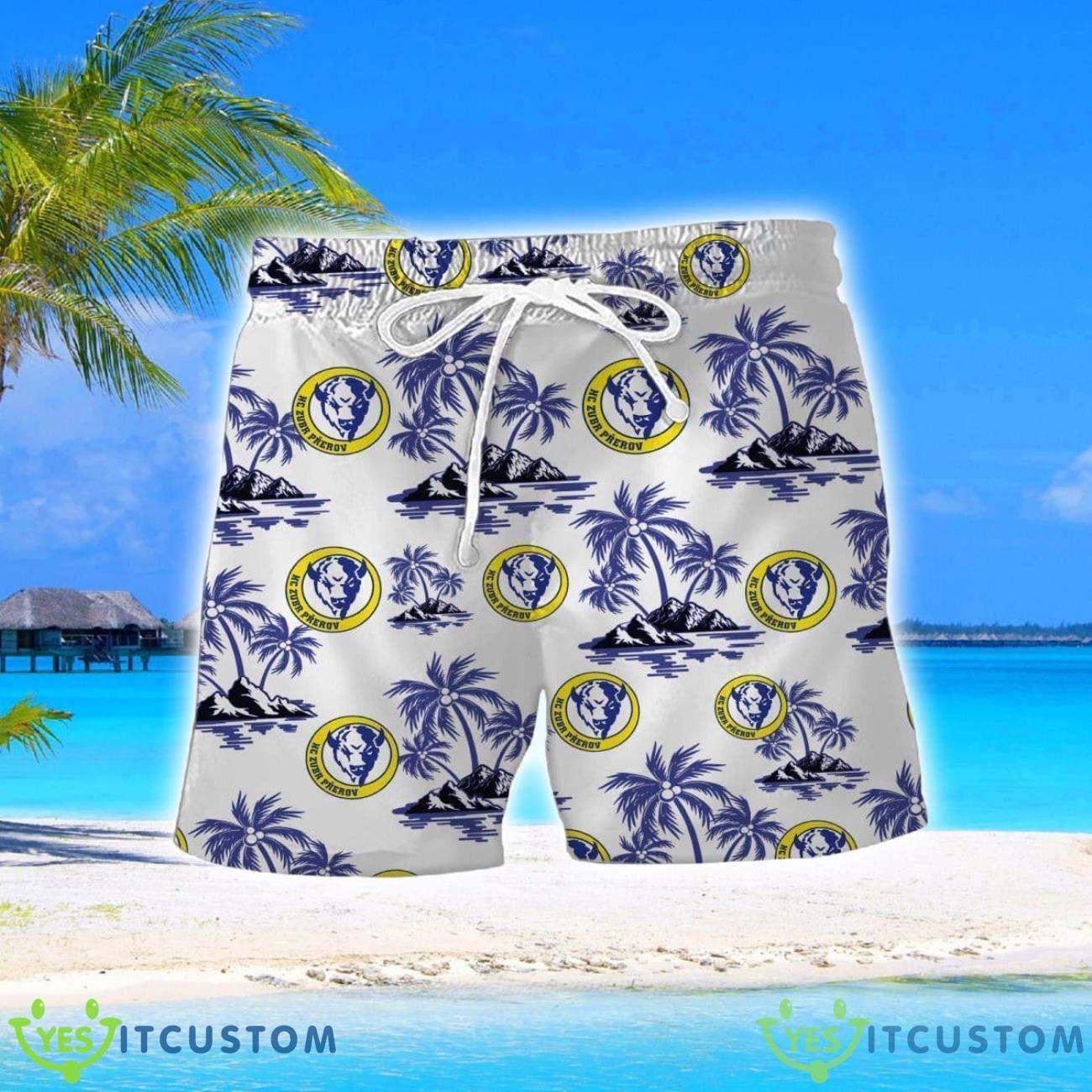 HC ZUBR Prerov Coconut Vintage Pattern Beach 3D Hawaiian Shirt And Shorts 5 HC ZUBR Prerov Coconut Vintage Pattern Beach 3D Hawaiian Shirt And Shorts Product Photo 2