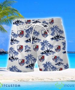 Heilbronner Falken Coconut Vintage Pattern Beach 3D Hawaiian Shirt And Shorts Product Photo 2