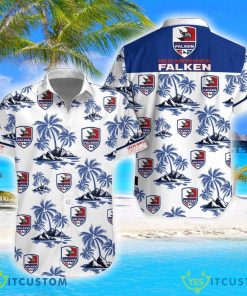 Heilbronner Falken Coconut Vintage Pattern Beach 3D Hawaiian Shirt And Shorts Product Photo 1
