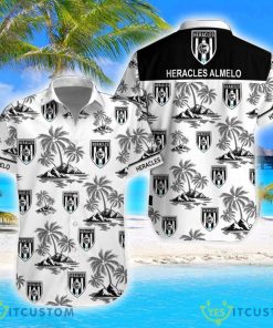 Heracles Almelo Coconut Vintage Pattern Beach 3D Hawaiian Shirt And Shorts Product Photo 1