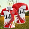 HONDA 3D Polo Shirt All Oevr Printed Custom Name For Fans Product Photo 1