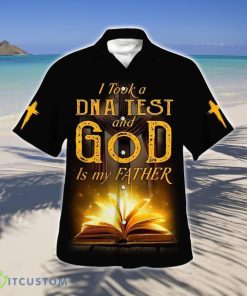I Took A Dna Test And God Is My Father Bible Cross Hawaiian Shirts Style Gift Product Photo 1