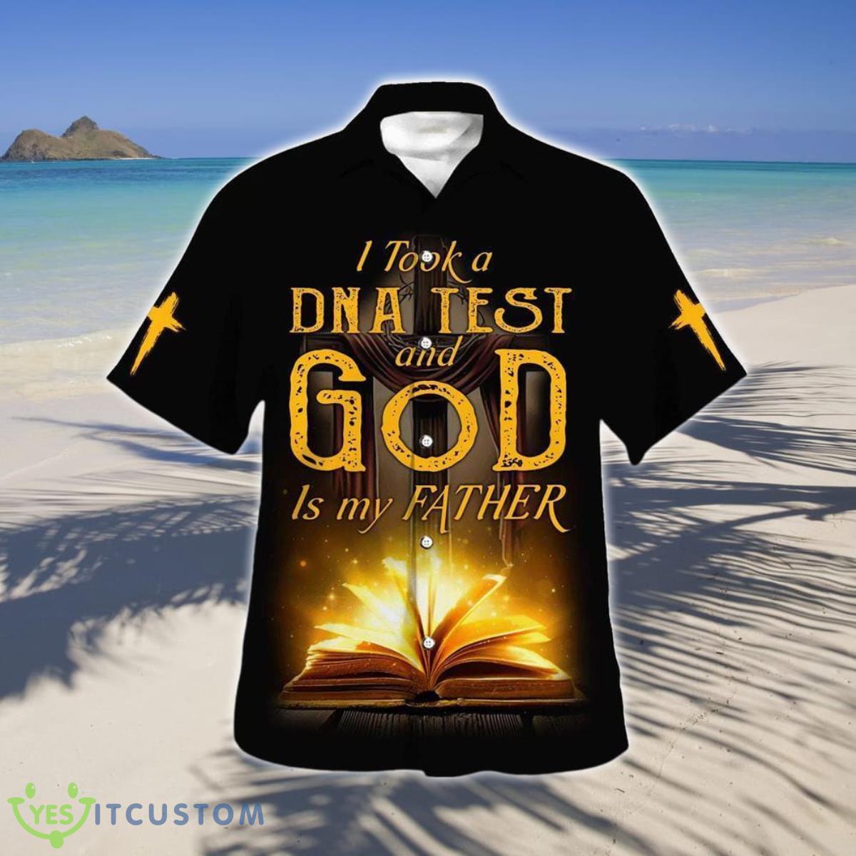 I Took A Dna Test And God Is My Father Bible Cross Hawaiian Shirts Style Gift 4 I Took A Dna Test And God Is My Father Bible Cross Hawaiian Shirts Style Gift Product Photo 1