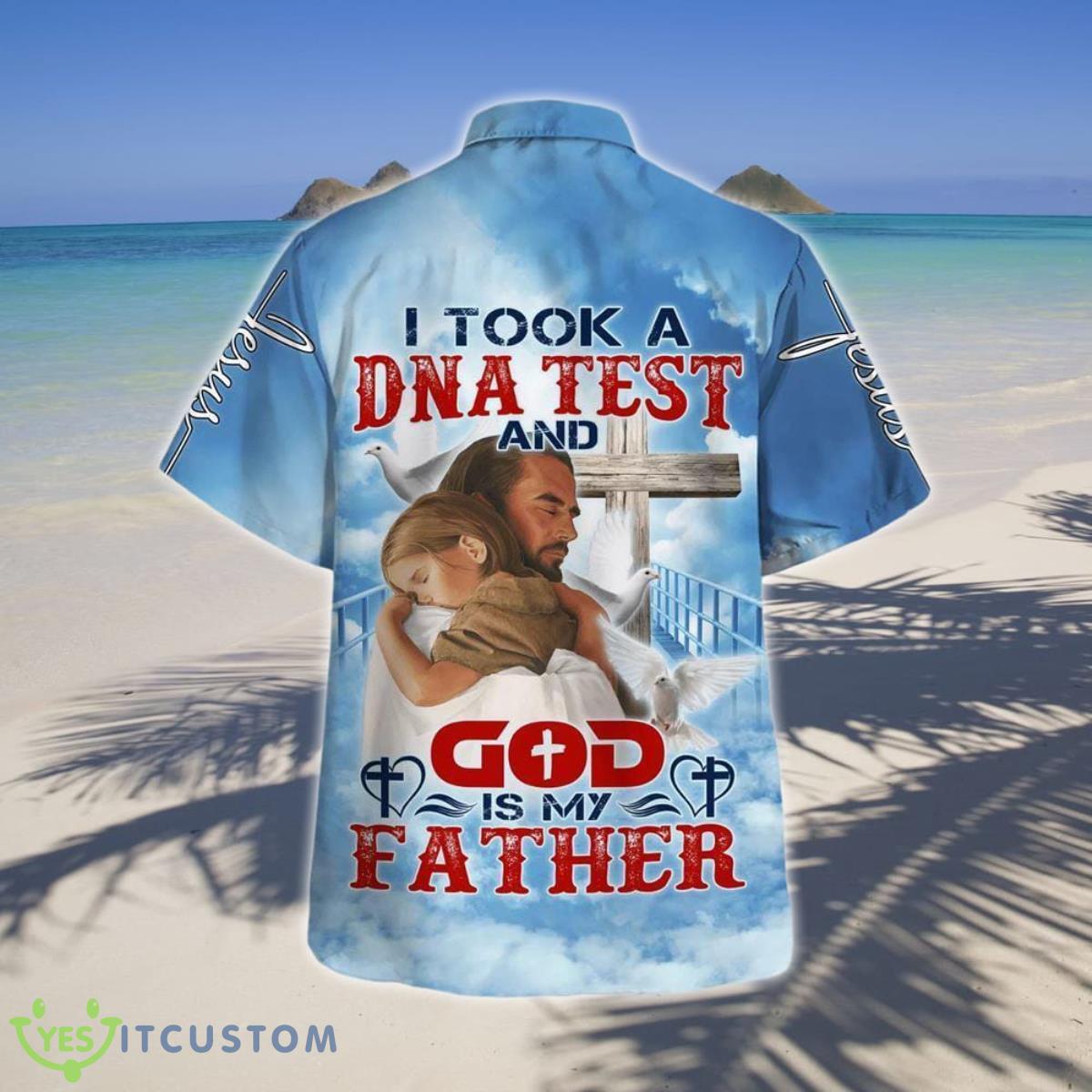 I Took A Dna Test And God Is My Father Jesus And Baby Hawaiian Shirts Style Gift 5 I Took A Dna Test And God Is My Father Jesus And Baby Hawaiian Shirts Style Gift Product Photo 2