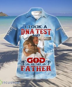 I Took A Dna Test And God Is My Father Jesus And Baby Hawaiian Shirts Style Gift Product Photo 1