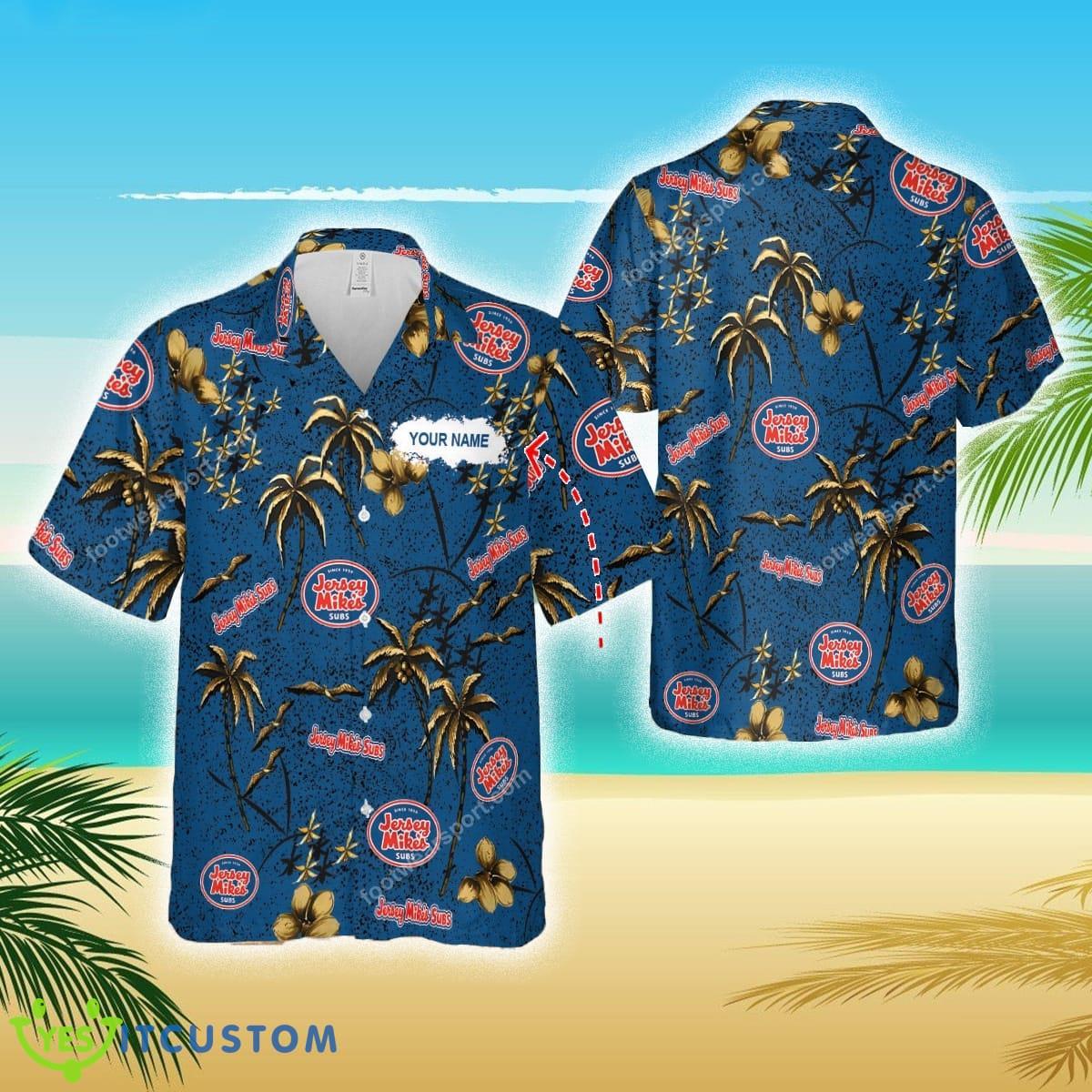 Jersey Mike's Subs 3D Hawaiian Shirt Custom Name For Fans Gift Trending Summer 2 jersey mikes subs 3d hawaiian shirt custom name for fans gift trending summer