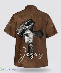 Jesus Cross Hawaiian Shirt Beach Shirt Product Photo 2