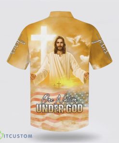 Jesus Greets You Hawaiian Shirt Beach Shirt Product Photo 2