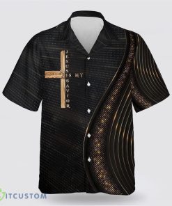 Jesus Is My Sarvior The Cross Hawaiian Shirt Beach Shirt Product Photo 2