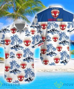 Lausitzer Füchse Coconut Vintage Pattern Beach 3D Hawaiian Shirt And Shorts Product Photo 1