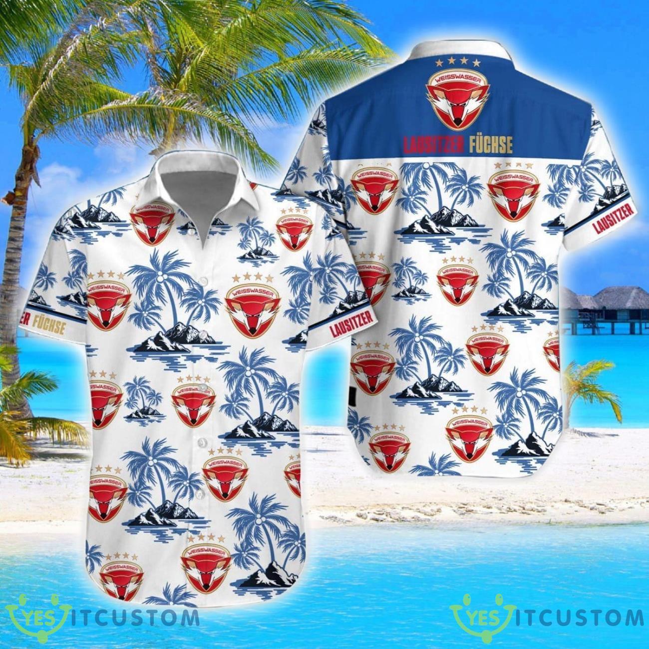 Lausitzer Füchse Coconut Vintage Pattern Beach 3D Hawaiian Shirt And Shorts 4 Lausitzer Füchse Coconut Vintage Pattern Beach 3D Hawaiian Shirt And Shorts Product Photo 1