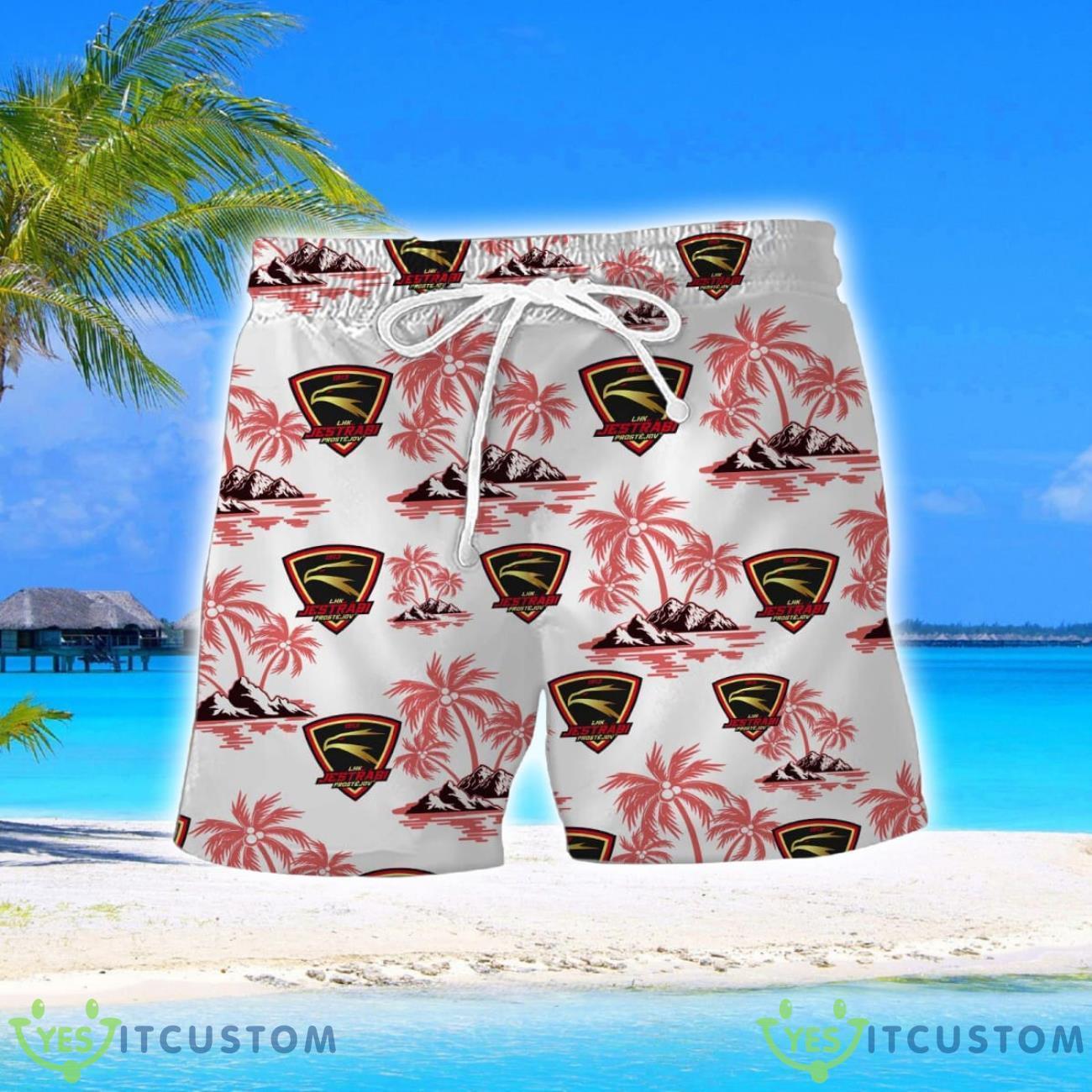LHK Jestrábi Prostejov Coconut Vintage Pattern Beach 3D Hawaiian Shirt And Shorts 5 LHK Jestrábi Prostejov Coconut Vintage Pattern Beach 3D Hawaiian Shirt And Shorts Product Photo 2