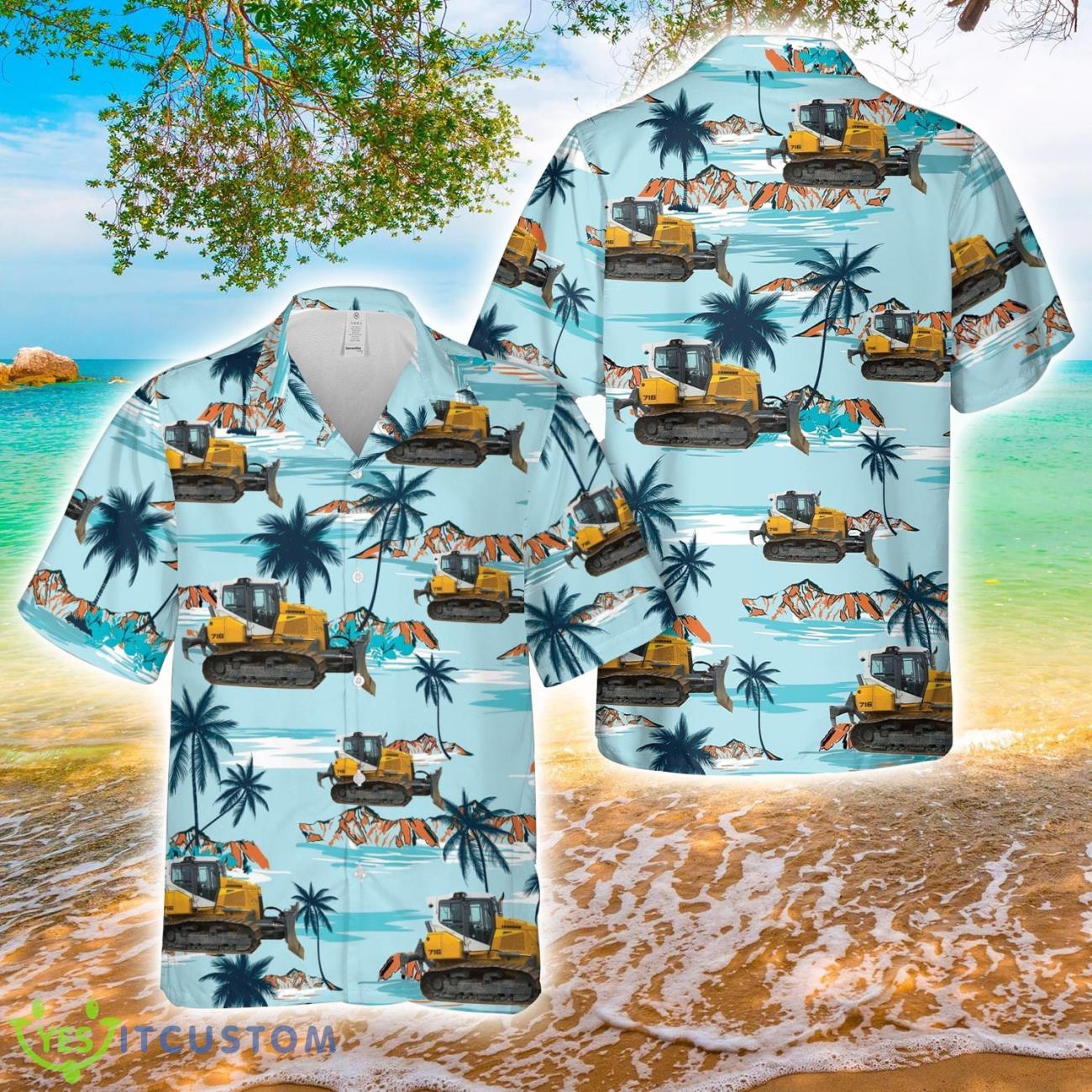 Liebherr Crawler tractors PR 716 Litronic Hawaiian Shirt Cute Summer Gift 2 Liebherr Crawler tractors PR 716 Litronic Hawaiian Shirt Cute Summer Gift Product Photo 1