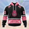 Liga Mx CD Guadalajara Personalized Jersey In Classic Style With Paisley! In October We Wear Pink Breast Cancer Hoodie 3D All Over Print For Men And Women Product Photo 1