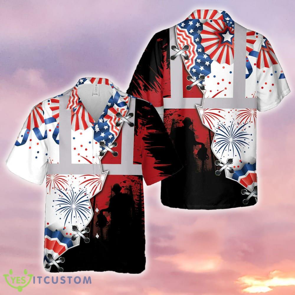 Logger, 4th Of July Hawaiian Shirt 2 Logger, 4th Of July Hawaiian Shirt - Logger, 4th Of July Hawaiian Shirt