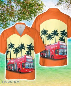 London Open Top Bus Hawaiian Shirt 3D Printed Beach Lover Gift Product Photo 1