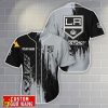Los Angeles Kings Personalized Name 3D Baseball Jersey Shirt Gift For Sport Season Product Photo 1