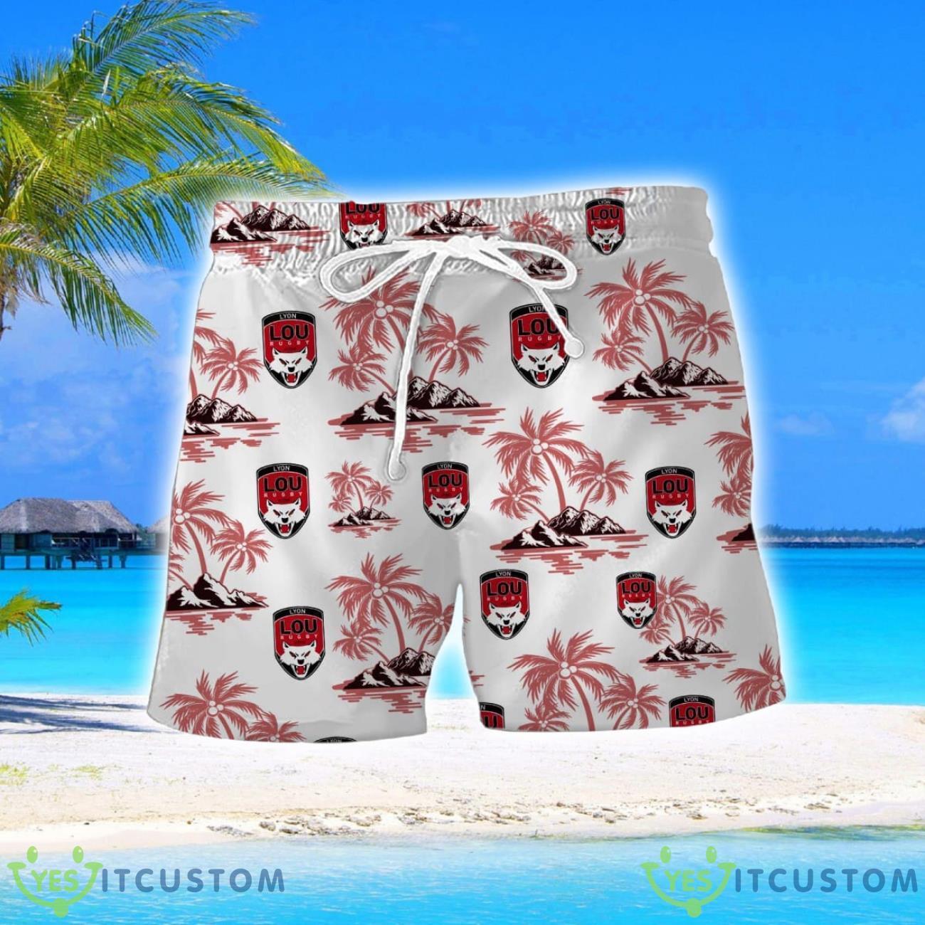 Lyon OU Coconut Vintage Pattern Beach 3D Hawaiian Shirt And Shorts 5 Lyon OU Coconut Vintage Pattern Beach 3D Hawaiian Shirt And Shorts Product Photo 2
