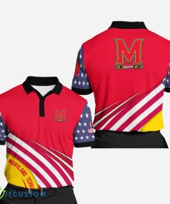 Maryland Terrapins 3D Polo Shirt For FansBest Gift For Sport Team Product Photo 1