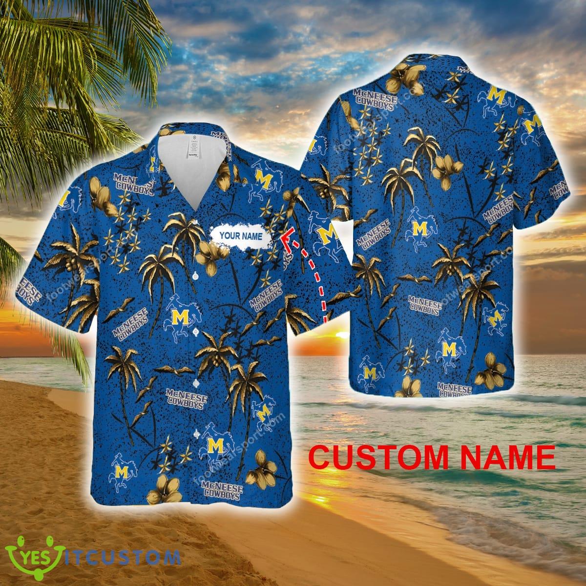 McNeese State Cowboys Custom Name Hawaiian Shirt All Over Print Gift For Fans 2 McNeese State Cowboys Custom Name Hawaiian Shirt All Over Print Gift For Fans - McNeese State Cowboys Custom Name Hawaiian Shirt All Over Print Gift For Fans