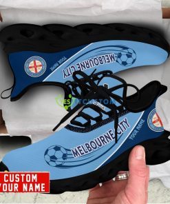 Melbourne City FC Max Soul Shoes Personalized Name Sneakers 3 Melbourne City FC Max Soul Shoes Personalized Name Sneakers Product Photo 2