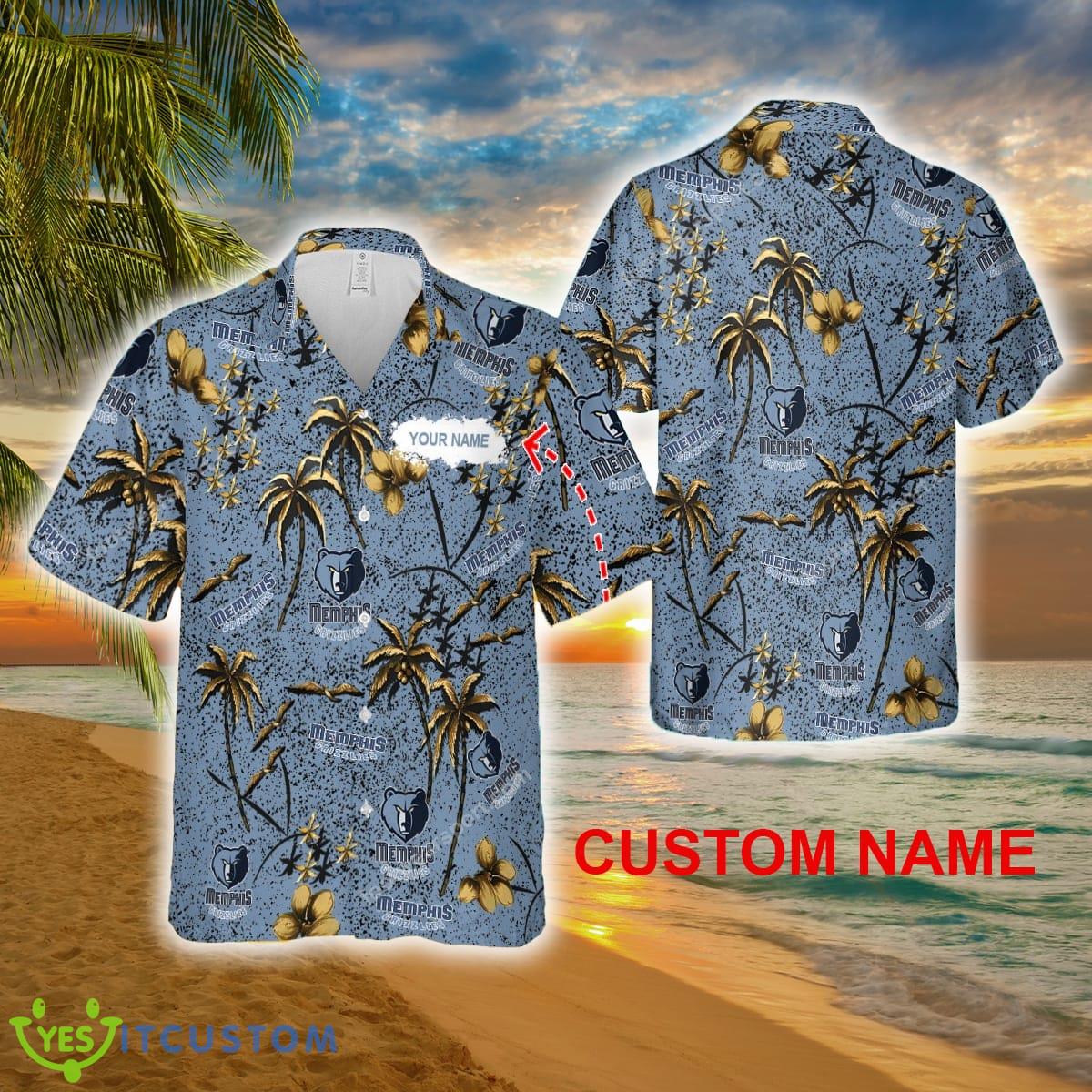 Memphis Grizzlies Custom Name Hawaiian Shirt AOP Gift Summer 2 Memphis Grizzlies Custom Name Hawaiian Shirt AOP Gift Summer - Memphis Grizzlies Custom Name Hawaiian Shirt AOP Gift Summer