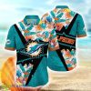 Miami Dolphins NFL Flower Hawaiian Shirt All Over Print Gift Summer - Miami Dolphins NFL Flower Hawaiian Shirt All Over Print Gift Summer