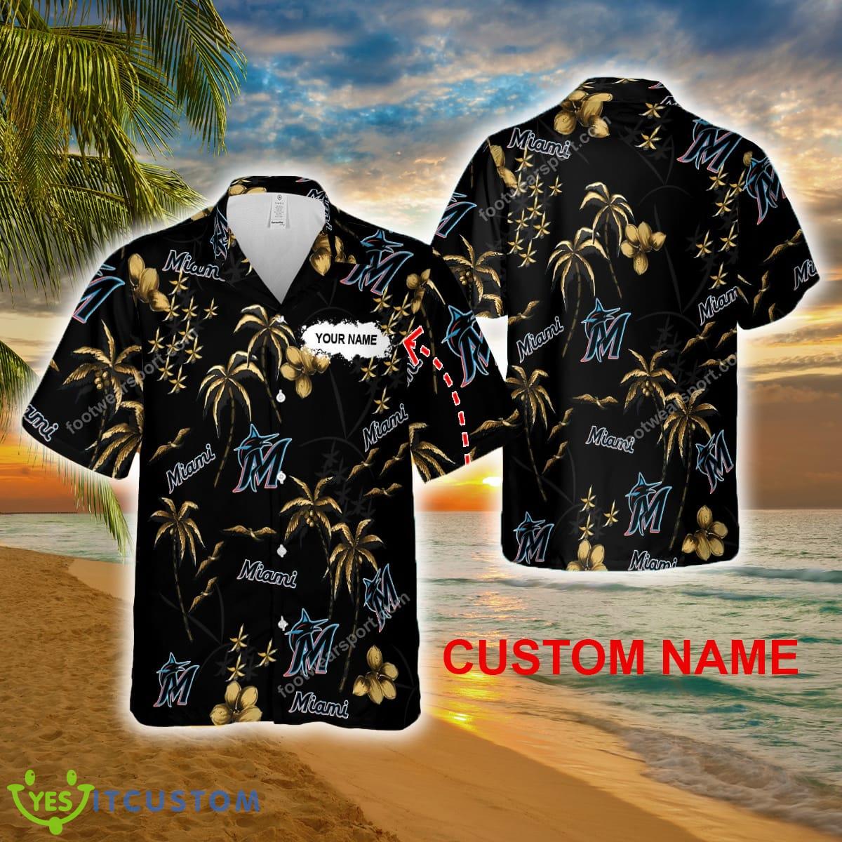 Miami Marlins Custom Name Hawaiian Shirt All Over Print Special Gifts 2 Miami Marlins Custom Name Hawaiian Shirt All Over Print Special Gifts - Miami Marlins Custom Name Hawaiian Shirt All Over Print Special Gifts