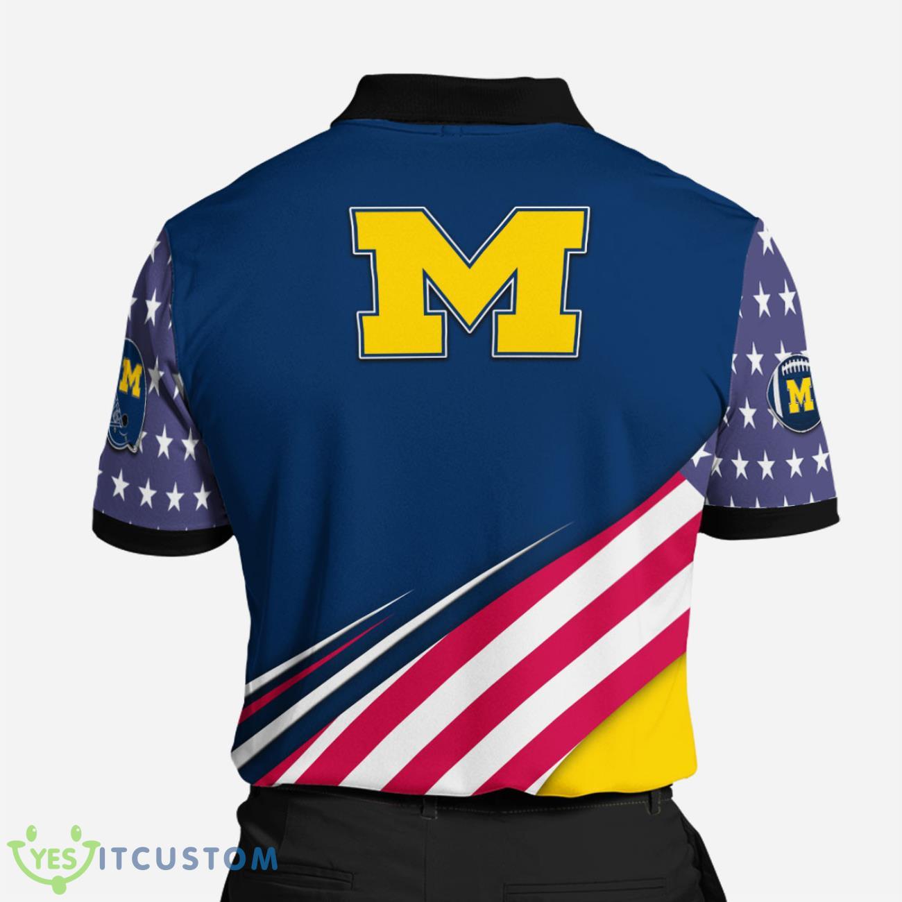 Michigan Wolverines 3D Polo Shirt For FansBest Gift For Sport Team 8 Michigan Wolverines 3D Polo Shirt For FansBest Gift For Sport Team Product Photo 2