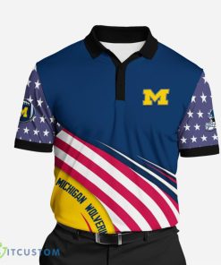 Michigan Wolverines 3D Polo Shirt For FansBest Gift For Sport Team 5 Michigan Wolverines 3D Polo Shirt For FansBest Gift For Sport Team Product Photo 3