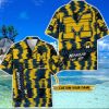 Michigan Wolverines Combo Hawaiian Shirt And Shorts New Designs Beach Shirt For Fans Custom Name Product Photo 1