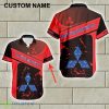 Mitsubishi Racing Diamond Limited Edition Aloha Hawaiian Shirt For Summer Custom Name - Mitsubishi Racing Diamond Limited Edition Aloha Hawaiian Shirt For Summer Custom Name