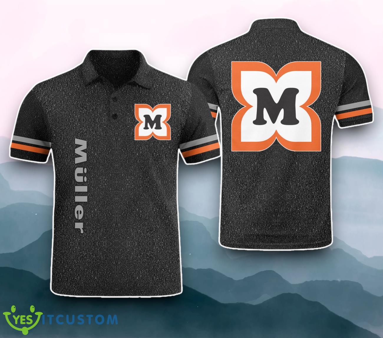 Müller 3D Polo Shirt Basic Style For Men Women 3 Müller 3D Polo Shirt Basic Style For Men Women Product Photo 1