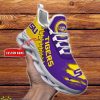 NCAA Custom Name LSU Tigers Max Soul Shoes Special Gift Product Photo 1