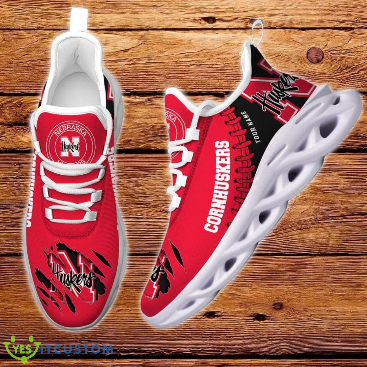 NCAA Custom Name Nebraska Cornhuskers Max Soul Shoes Special Gift 5 NCAA Custom Name Nebraska Cornhuskers Max Soul Shoes Special Gift Product Photo 1
