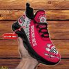 NCAA Custom Name Ohio State Buckeyes Personalized Max Soul Shoe- Product Photo 1