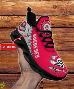 NCAA Custom Name Ohio State Buckeyes Personalized Max Soul Shoe- Product Photo 1
