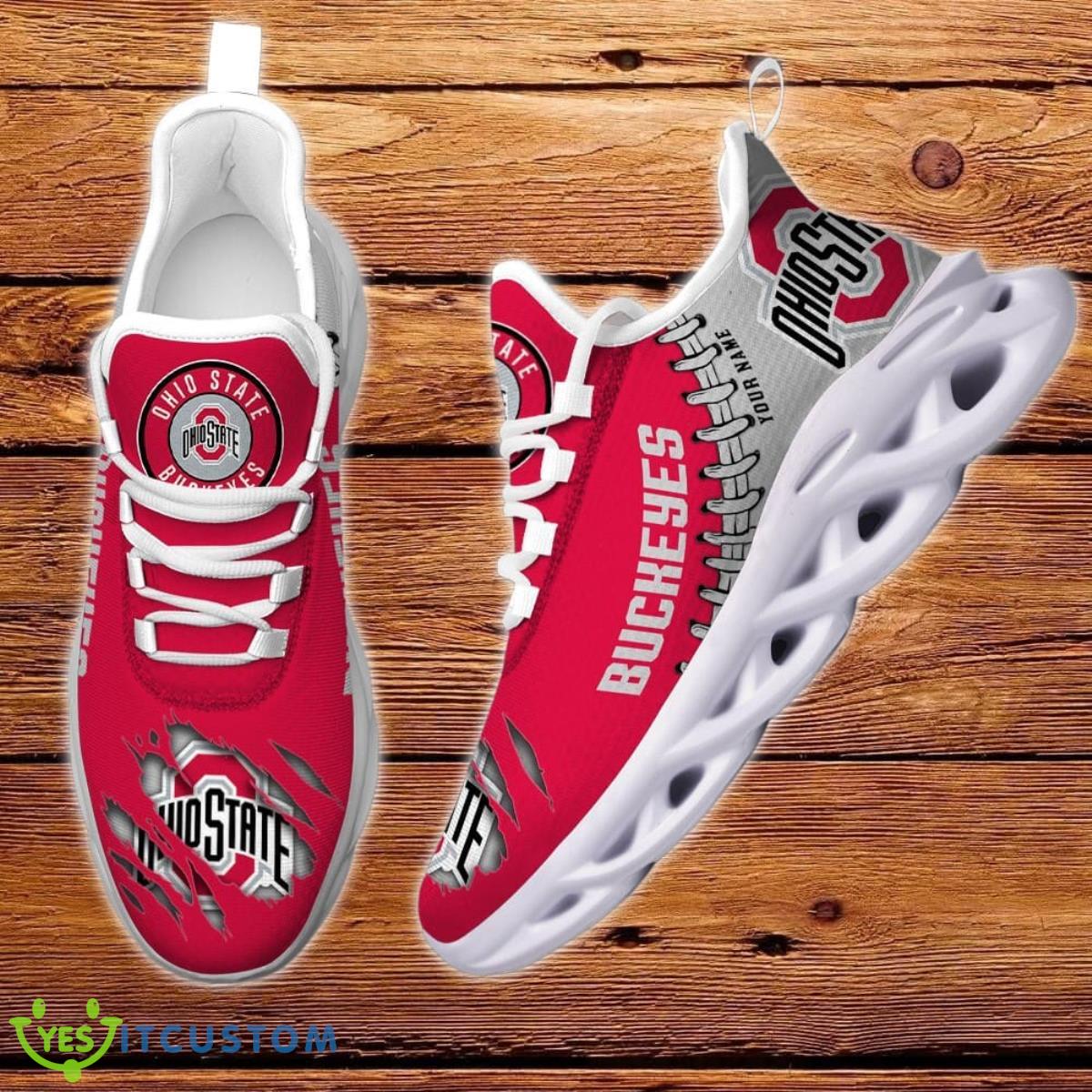 NCAA Custom Name Ohio State Buckeyes Personalized Max Soul Shoe- 6 NCAA Custom Name Ohio State Buckeyes Personalized Max Soul Shoe- Product Photo 2