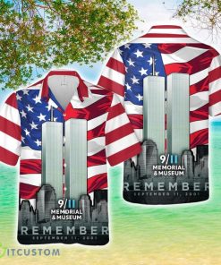Never Forget 20th Anniversary 9-11 Hawaiian Shirt 3D Printed Button Shirt Product Photo 1