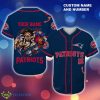 New England Patriots Nfl Baseball Jersey Shirt Custom Number And Name - New England Patriots Nfl Baseball Jersey Shirt Custom Number And Name