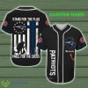 New England Patriots Nfl Stand For The Flag Baseball Jersey Shirt Custom Name - New England Patriots Nfl Stand For The Flag Baseball Jersey Shirt Custom Name