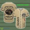New Orleans Saints Mascot Nfl Baseball Jersey Shirt Custom Name - New Orleans Saints Mascot Nfl Baseball Jersey Shirt Custom Name